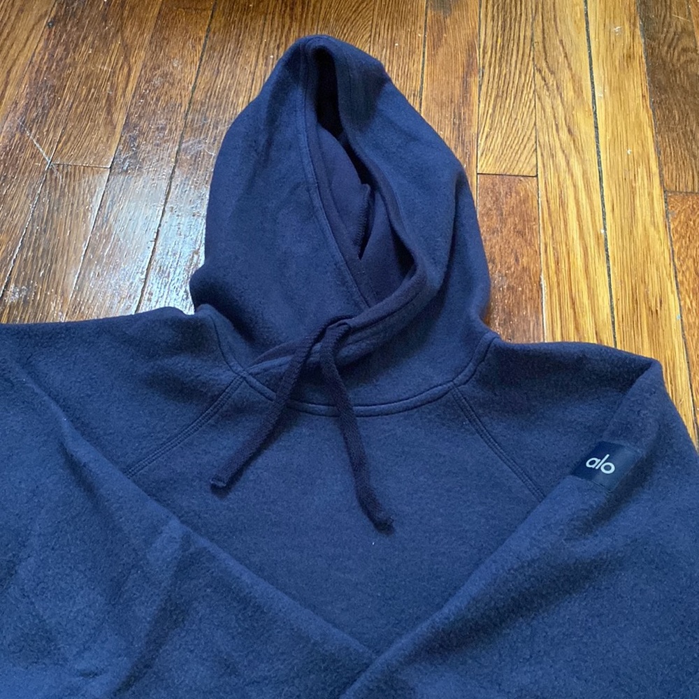 Like new mens ALO fuzzy hoodie
